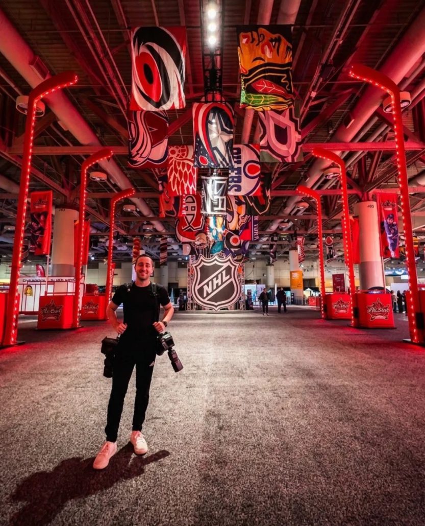 Kevin at NHL All-Star Weekend