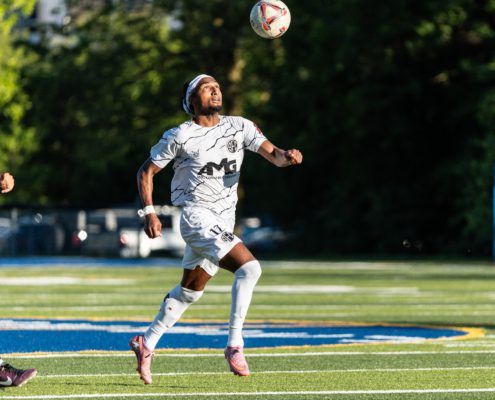 Ontario Premier League soccer game between Scrosoppi SC at Oakville SC in Oakville on June 7, 2026 at Bronte Athletic Park