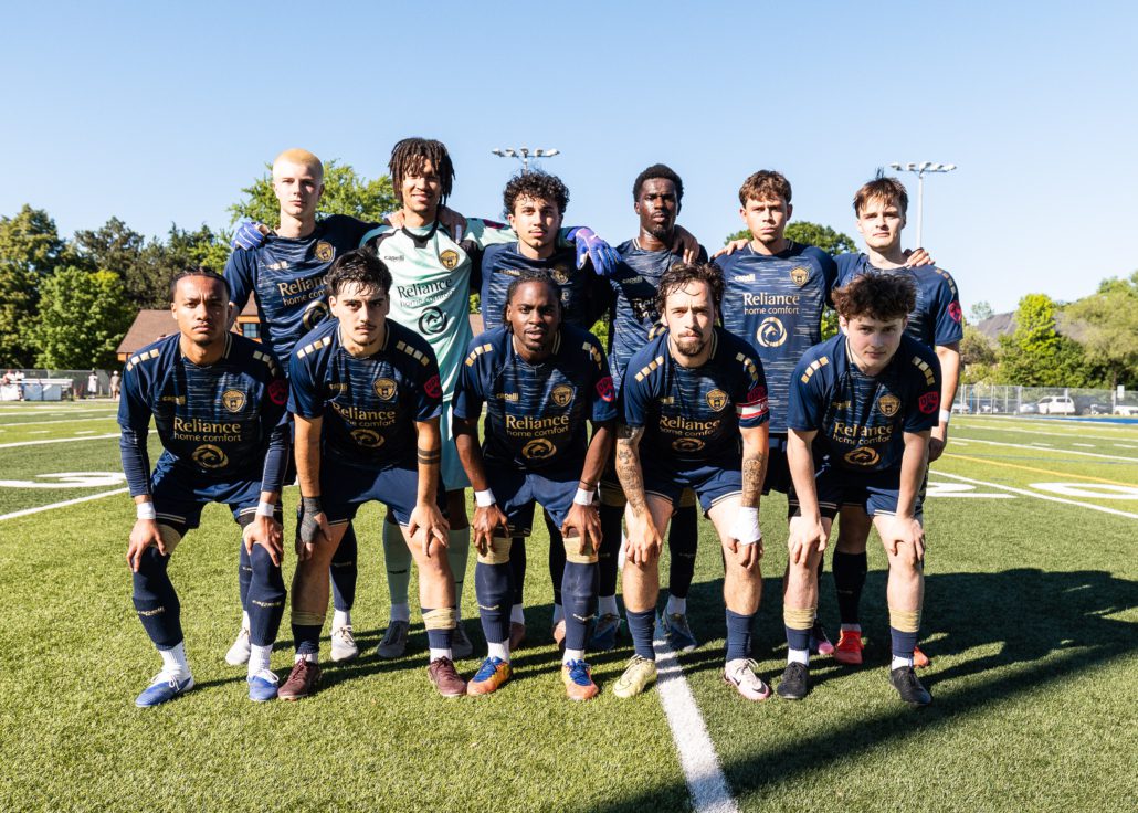 Ontario Premier League soccer game between Scrosoppi SC at Oakville SC in Oakville on June 7, 2026 at Bronte Athletic Park