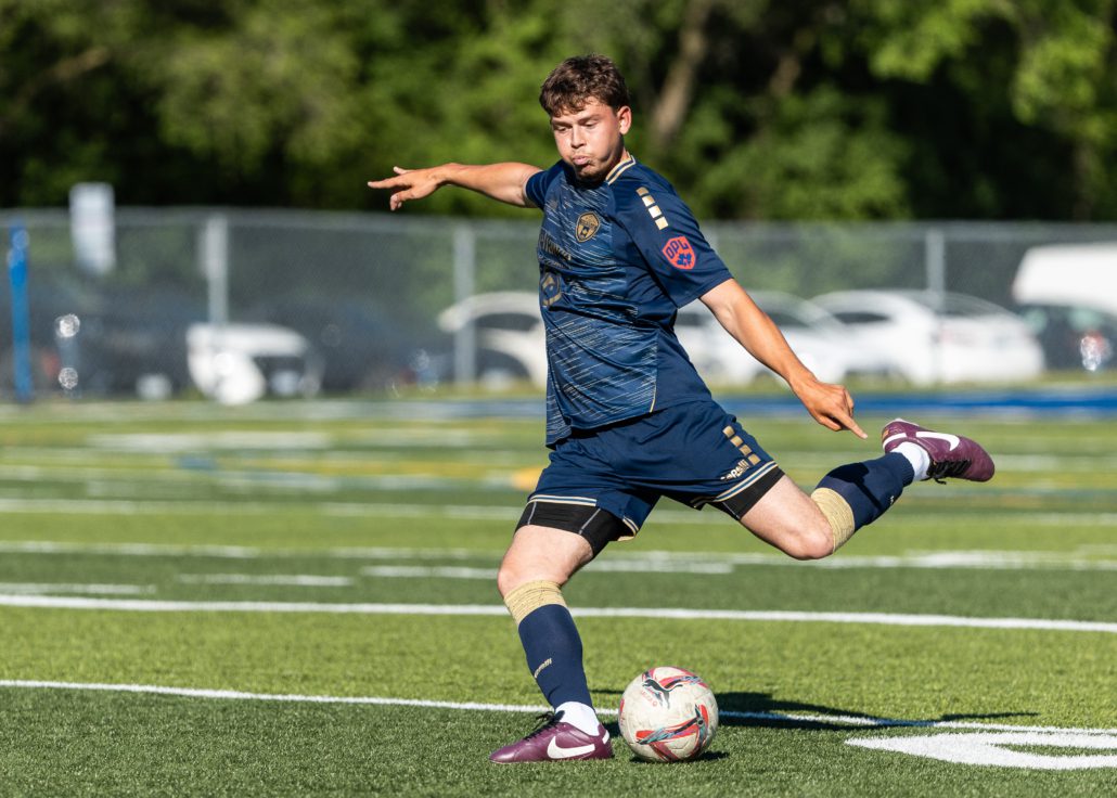Ontario Premier League soccer game between Scrosoppi SC at Oakville SC in Oakville on June 7, 2026 at Bronte Athletic Park
